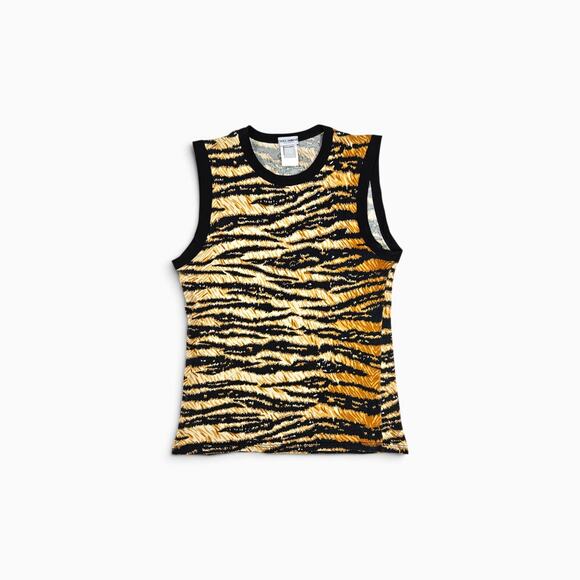 Dolce & Gabbana Tops - Y2k Dolce & Gabbana Sleeveless Top Tiger Print Vintage - Size Medium